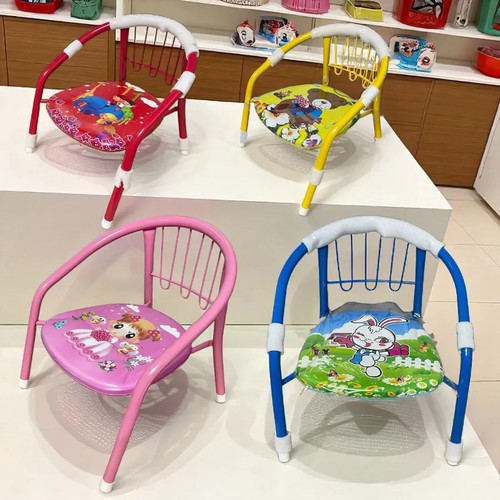 Kids steel chair - steel, for