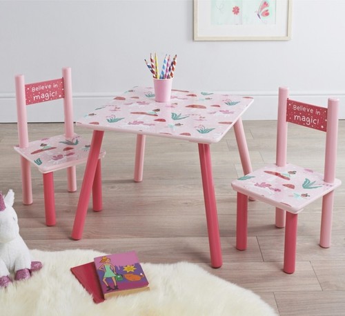 Kids table chairs set - table,