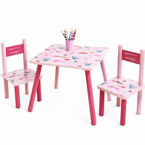 Wooden table and chairs kids - wooden,