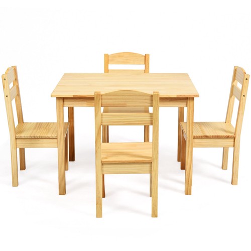 Kids table and chairs set - table, 4
