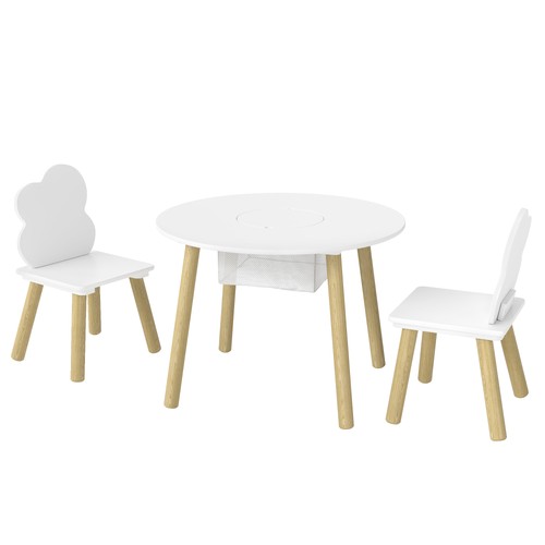 Kids table and chairs set - table, with