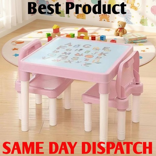 Kids table and chair - table,