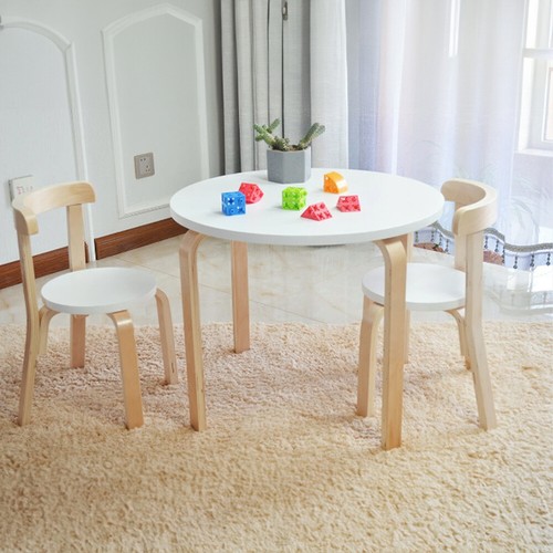 Kids table and chairs set - table, 2x