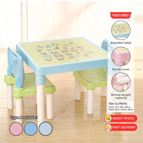 Kids table and chair - table, set