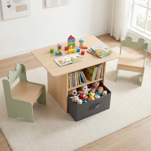 Wooden toddler activity - activity, table
