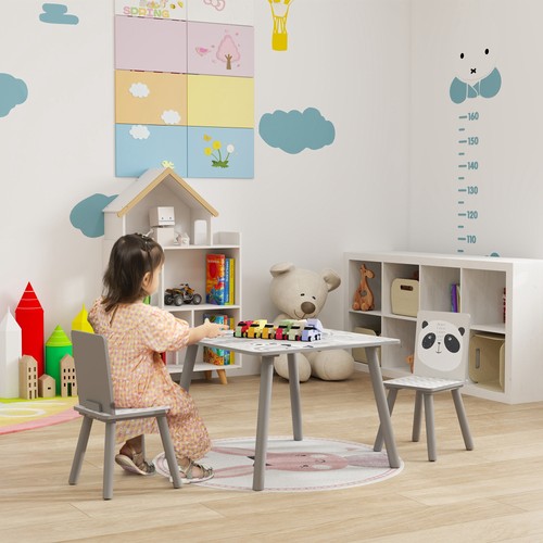 Kids table and chair - table,