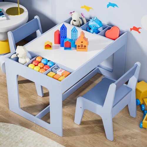 Kids wooden table and - table, chairs